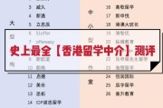 香港孩子留学机构哪家好一些