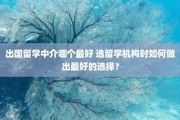 成都留学机构哪个最好一点