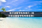 哈尔滨留学机构有几家