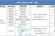 郑州大学药学考研科目有哪些